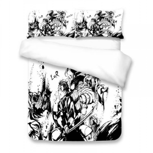 Parure de lit Demon Slayer Kimetsu No Yaiba Kamado Tanjiro 1, Personnages Housse De Couette Ensemble De Literie
