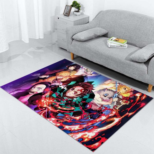 Tapis Personnages De Demon Slayer Kimetsu No Yaiba 1005 Tapis Chambre – Image 2