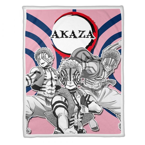 Couverture Akaza Demon Slayer 01 Plaid Polaire Plaid Canapé