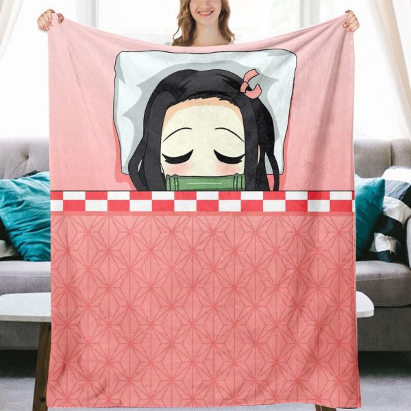 Couverture Demon Slayer Nezuko Kamado 1002 Plaid Polaire Plaid Canapé