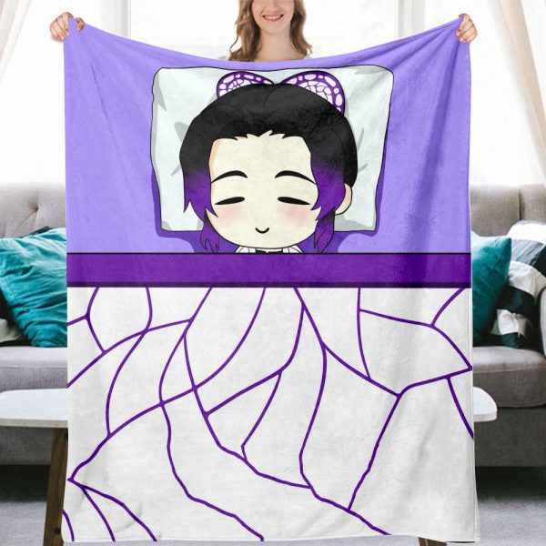 Couverture Demon Slayer Kochou Shinobu 1002 Plaid Polaire Plaid Canapé