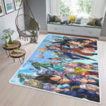 Tapis de salon Dragon Ball, Son Goku Vegeta Son Gohan et tous les personnages Tapis de chambre
