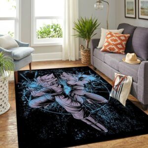 Tapis de salon Dragon Ball Saiyan Goku Tapis de chambre