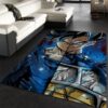 Tapis de salon Elfes Dragon Ball Goku Vegeta 01 Tapis de chambre