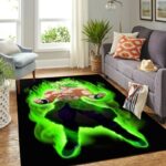 Tapis de salon Dragon Ball Broly Super Légendaire Saiyan Tapis de chambre