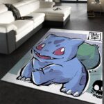 Tapis de salon Film Pokemon Buibasaur Tapis de chambre