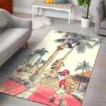 Tapis de salon Dragon Ball Goku Maître Roshi Enfants Tapis de chambre