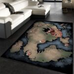 Tapis de salon Dragon Ball Son Goku Singe Garçon Tapis de chambre