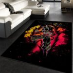Tapis de salon Dragon Ball Goku Great Ape Oozaru Puissance Tapis de chambre