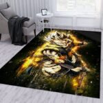 Tapis de salon Anime Gogeta Aura Dragon Ball Tapis de chambre