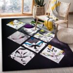 Tapis de salon Dragonball Z Mashup Anime II Tapis de chambre