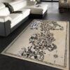 Tapis de salon Carte Pokémon cadeau de Noël Tapis de chambre