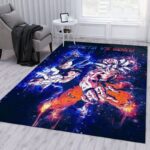 Tapis de salon Végéta contre Goku Dragon Ball 5 Tapis de chambre