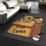 Tapis de salon Pokémon Évoli gratuit Tapis de chambre