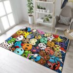 Tapis de salon Pokemon Anime 3 Tapis de chambre