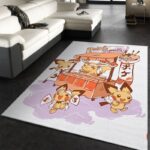 Tapis de salon Poké Bol Pokémon Pikachu Tapis de chambre