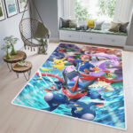 Tapis de salon Pokémon Satoshi Pikachu Tapis de chambre