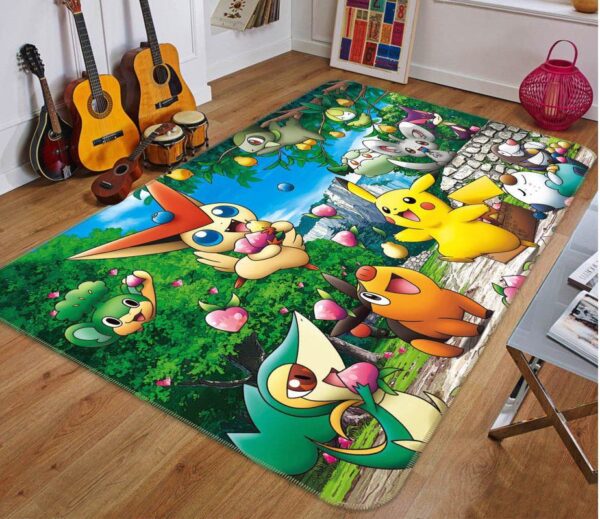 Tapis de salon Pokemon Anime 10 Tapis de chambre