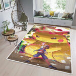 Tapis de salon Pokémon Pikachu Satoshi Tapis de chambre