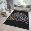 Tapis de salon Tous les monstres dans Pokemon Manga Neon Tapis de chambre