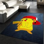 Tapis de salon Pikachu Pokémon Anime 2 Tapis de chambre