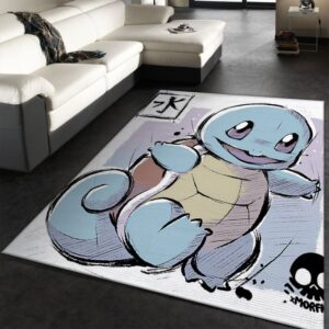 Tapis de salon Pokémon Carapuce Tapis de chambre