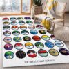 Tapis de salon Poke Balls Pokemon Anime Tapis de chambre