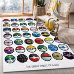 Tapis de salon Poke Balls Pokemon Anime Tapis de chambre