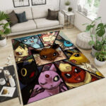 Tapis Pokémon Évoli Évolution Tapis de chambre