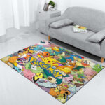 Tapis Pokemon tous les animaux de compagnie Tapis de chambre