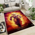 Tapis Dragon Ball Super Saiyan 2 Tapis de chambre