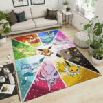 Tapis Combinaison Évoli Pokémon Tapis de chambre