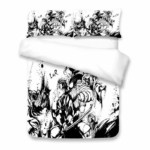 Parure de lit Demon Slayer Kimetsu No Yaiba Kamado Tanjiro 1, Personnages Housse De Couette Ensemble De Literie