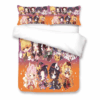 Parure de lit Demon Slayer Kimetsu No Yaiba 5, Personnages Housse De Couette Ensemble De Literie