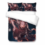 Parure de lit Demon Slayer Kimetsu No Yaiba Kamado Nezuko 4 Housse De Couette Ensemble De Literie