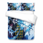 Parure de lit Demon Slayer Kimetsu No Yaiba Kamado Tanjiro 2 Housse De Couette Ensemble De Literie