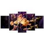 Tableau Agatsuma Zenitsu Demon Slayer Kimetsu No Yaiba Toile Avec Cadre