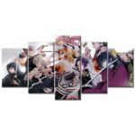 Tableau Demon Slayer Kimetsu No Yaiba Tous les personnages 6 Toile Avec Cadre