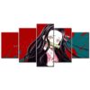Tableau Nezuko Demon Slayer Kimetsu No Yaiba 1 Toile Avec Cadre