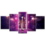 Tableau Nezuko Demon Slayer Kimetsu No Yaiba 4 Toile Avec Cadre