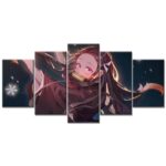 Tableau Nezuko Demon Slayer Kimetsu No Yaiba 8 Toile Avec Cadre