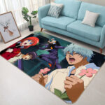 Tapis de salon Gintama Anime 3 Tapis de chambre