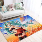 Tapis de salon Anime Hatsune Miku 27 Tapis de chambre