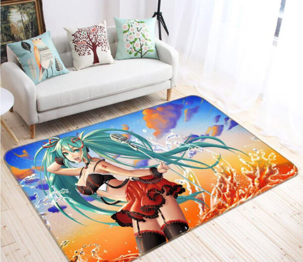 Tapis de salon Anime Hatsune Miku 27 Tapis de chambre