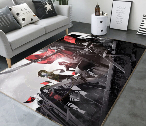Tapis de salon L'Attaque des Titans-Attack On Titan Anime 25 Tapis de chambre