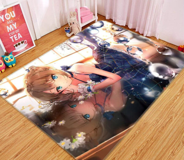 Tapis de salon Cendrillon - Cinderella Filles Anime 5 Tapis de chambre