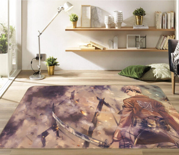 Tapis de salon L'Attaque des Titans-Attack On Titan Anime 49 Tapis de chambre