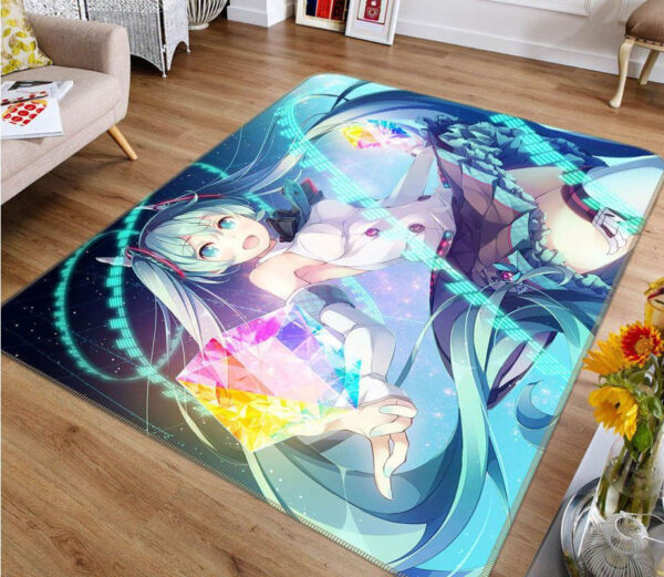 Tapis de salon Anime Hatsune Miku 17 Tapis de chambre