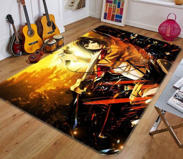 Tapis de salon L'Attaque des Titans-Attack On Titan Anime 21 Tapis de chambre