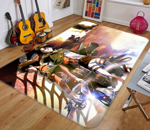 Tapis de salon L'Attaque des Titans-Attack On Titan Anime 42 Tapis de chambre